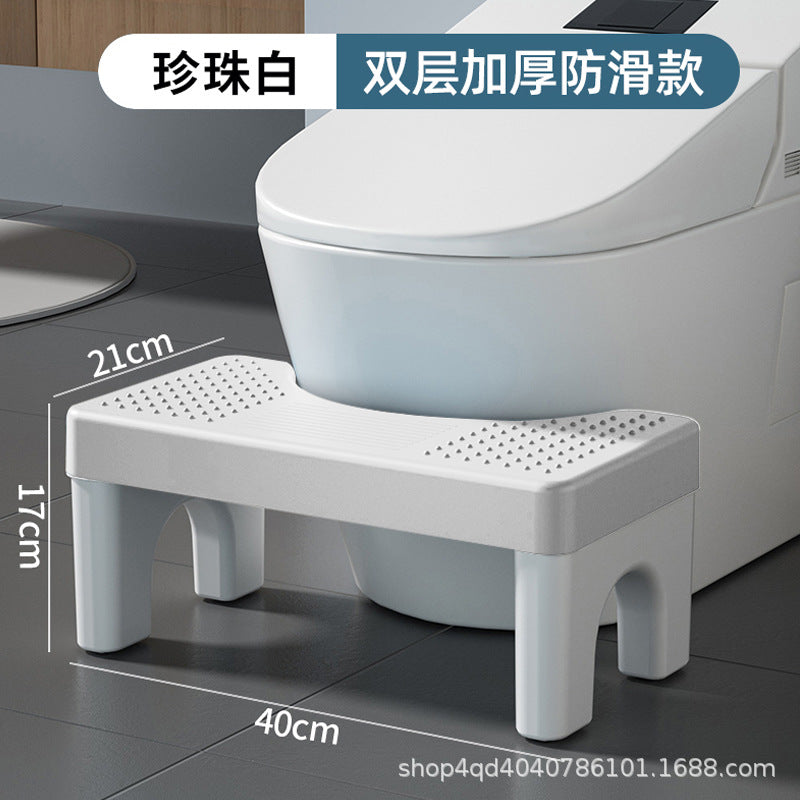Toilet stool household thickened toilet squatting artifact adult children footstool toilet stool pregnant women footstool