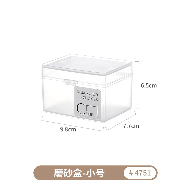 [Special Offer] Transparent Storage Box Flip-Top Organizer Multi-Purpose Square Storage Box Miscellaneous Box 20 Sizes