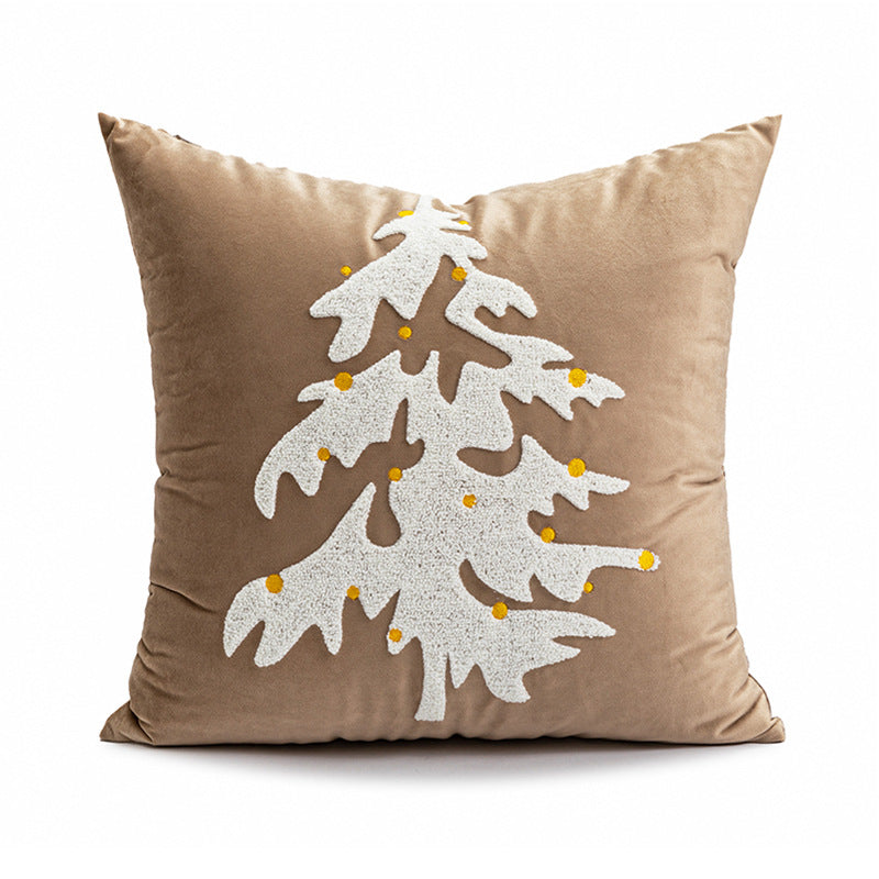 New Christmas pillow holiday decoration love pillow model room bedroom bedside tufted cushion pillowcase wholesale