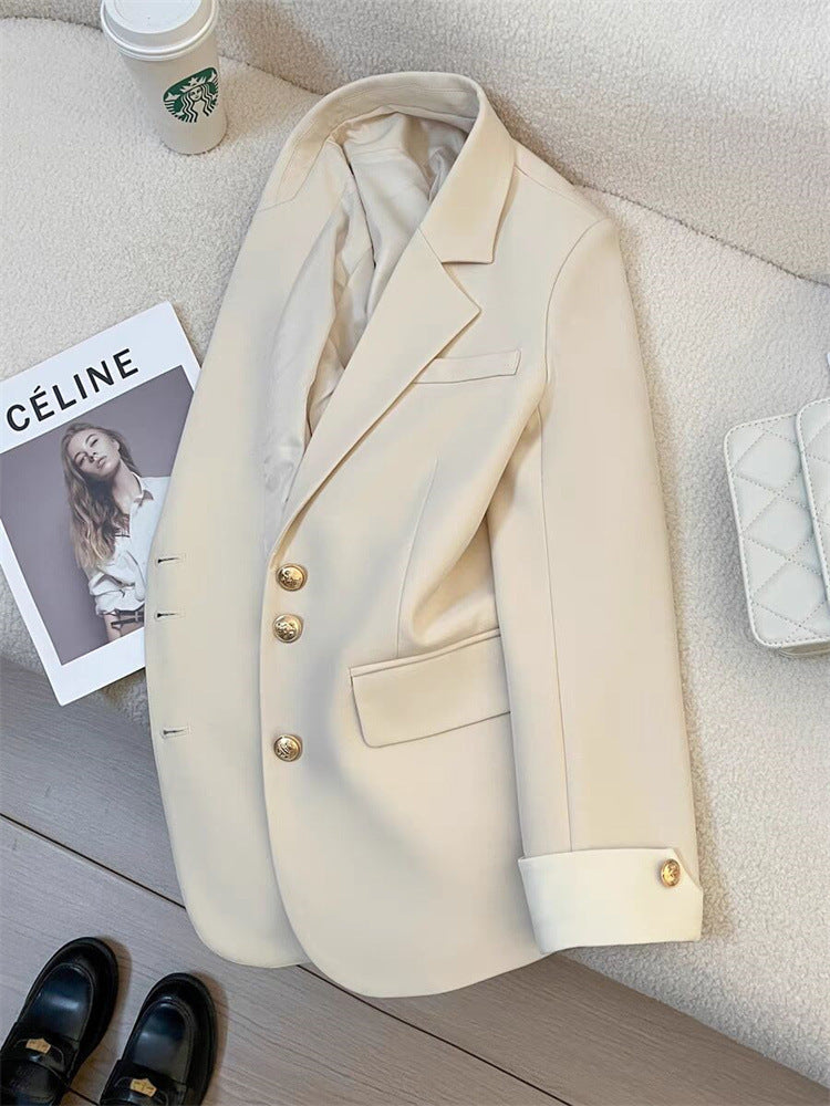 2026 New Style Elegant Commuter Blazer for Women, Spring and Autumn, Unique Design, Trendy Cross-Border Suit
