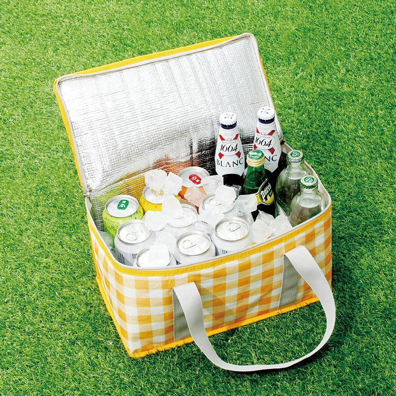 Factory Wholesale Outdoor Picnic Bag Large Capacity Camping Picnic Blue Strong and Durable Thermal Insulation Ice Bag Aluminum Foil Double Handle