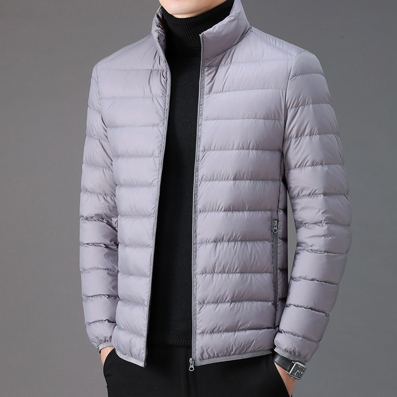 Purchase Off-Season Men's Cotton Coats, Lightweight Fleece-Lined Cotton Coats, and Large-Size Cotton Coats for Men and Middle-Aged Men