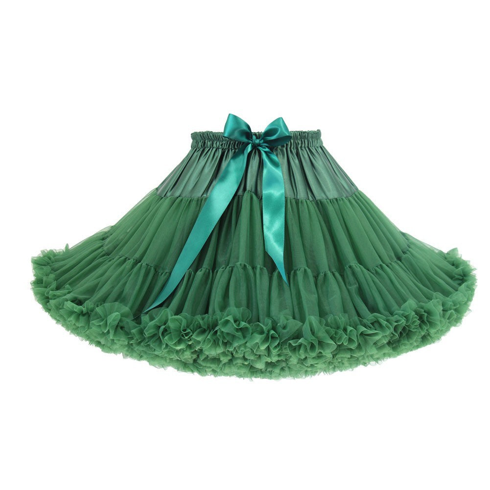 Adult Cloud Brace New Style Breathable Veil Skirt Super Veil Mesh Lolita Soft Girl Tutu Skirt Boneless Pirate Skirt