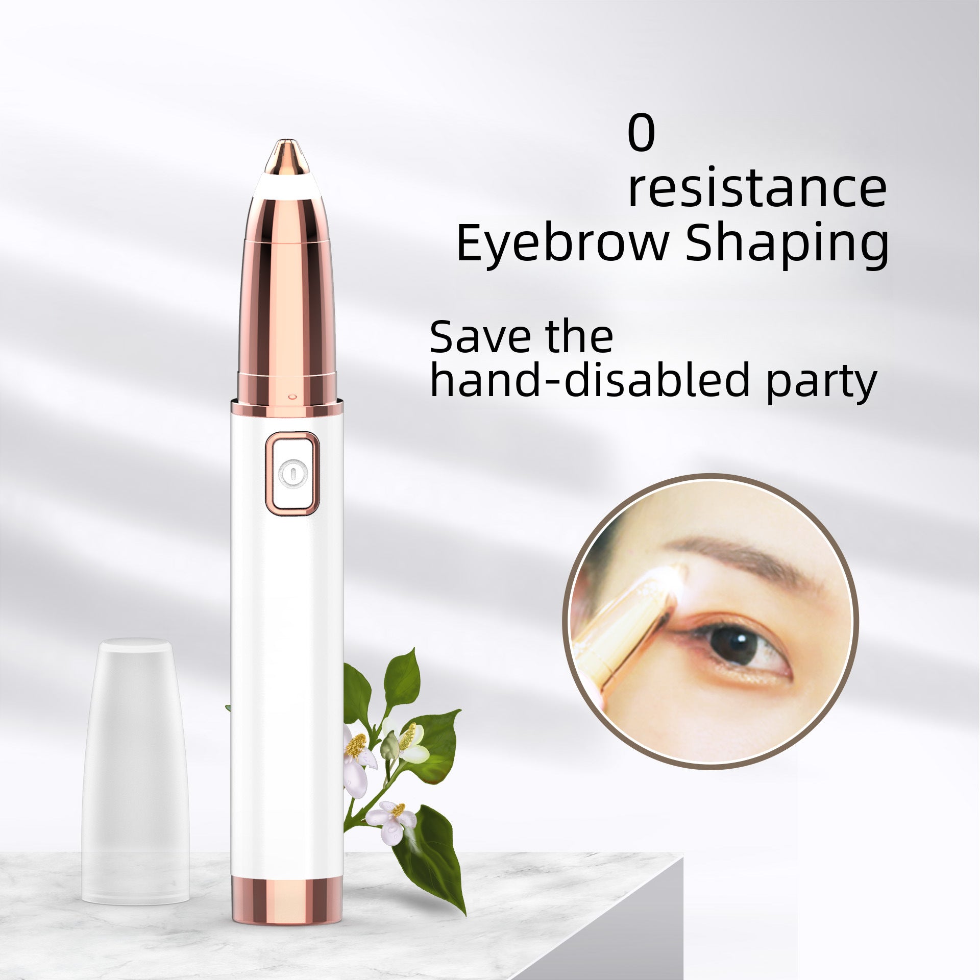 Cross-Border Special Pod Fully Automatic Eyebrow Razor Electric Eyebrow Artifact Wholesale Eyebrow Trimmer Eyebrow Trimmer Pen