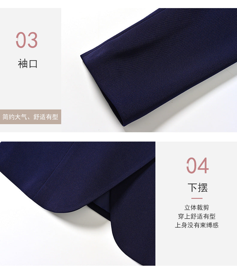 Cross-Border High-End Stewardess Uniforms, Hotel Front Desk Reception Work Clothes, Housekeeping Sales Department Sales Professional Attire Suits for Women