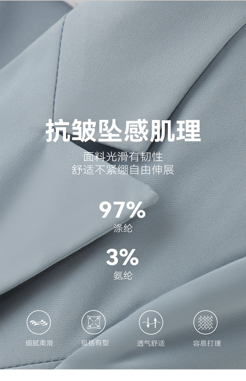 Cross-Border Professional Suit Set for Women, New Summer Manager Formal Wear, Interview High-End Short-Sleeved Thin Work Clothes for Spring