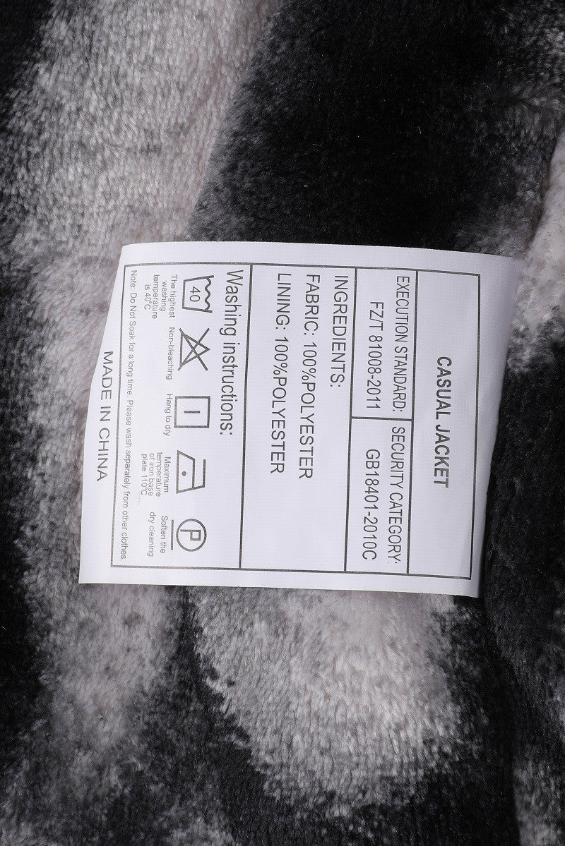 Cross-Border Foreign Trade Winter New Men's Large Fur Collar Plus Velvet Thickened Cotton Coat Jacket Cotton Jacket Father Dad
