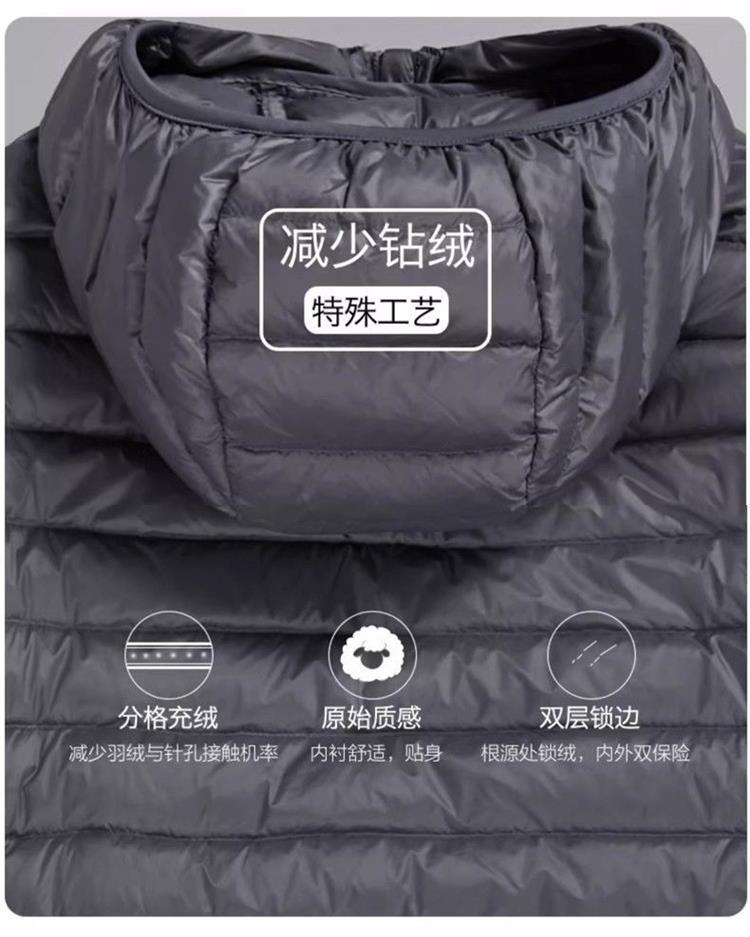 2024 New Style Lightweight Cotton Western Style Clothing Men's Short Lightweight Anti-Season Light Warm Jacket Fashionable Stitching