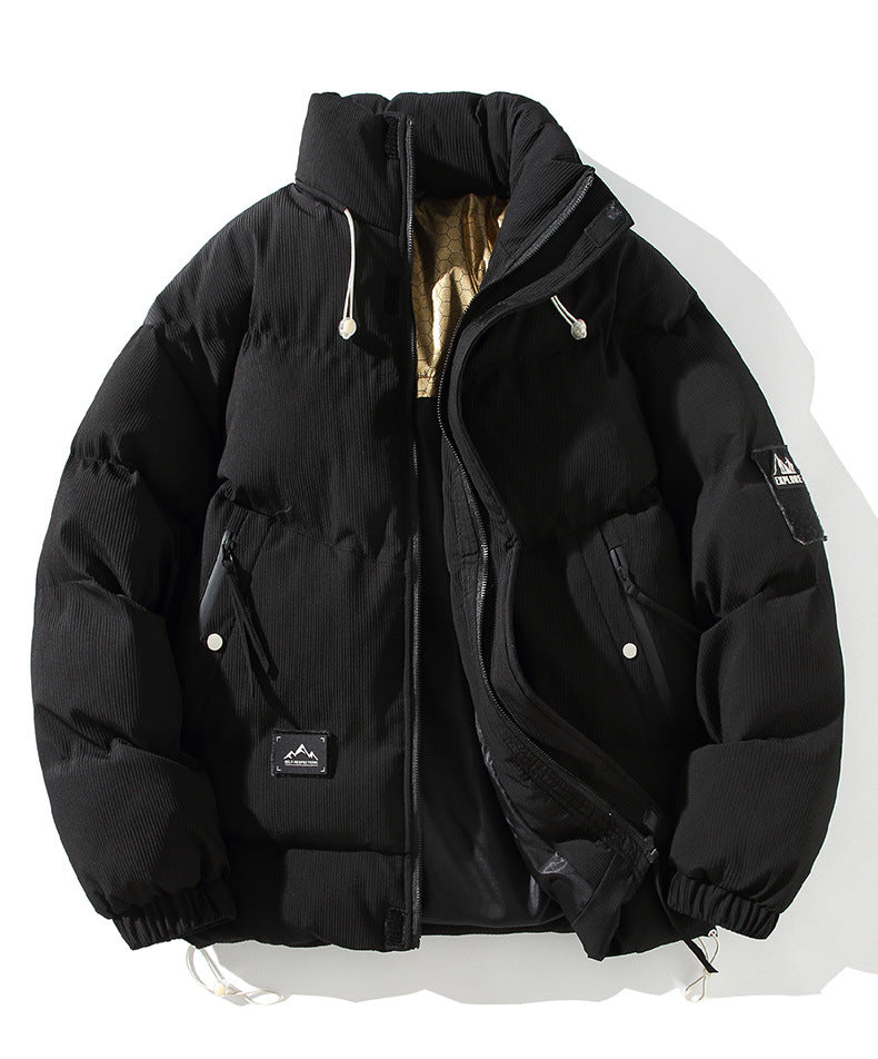 American Street Fashion Brand Graphene Winter Thickened I Charge Daily Casual All-match Cotton Jacket