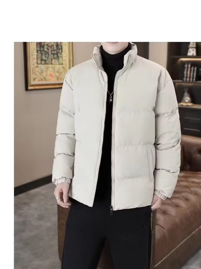 Winter Youth Stylish Cotton Jacket for Boys, Thickened Warm Padded Sports Casual Coat, Thickened Cold-Proof