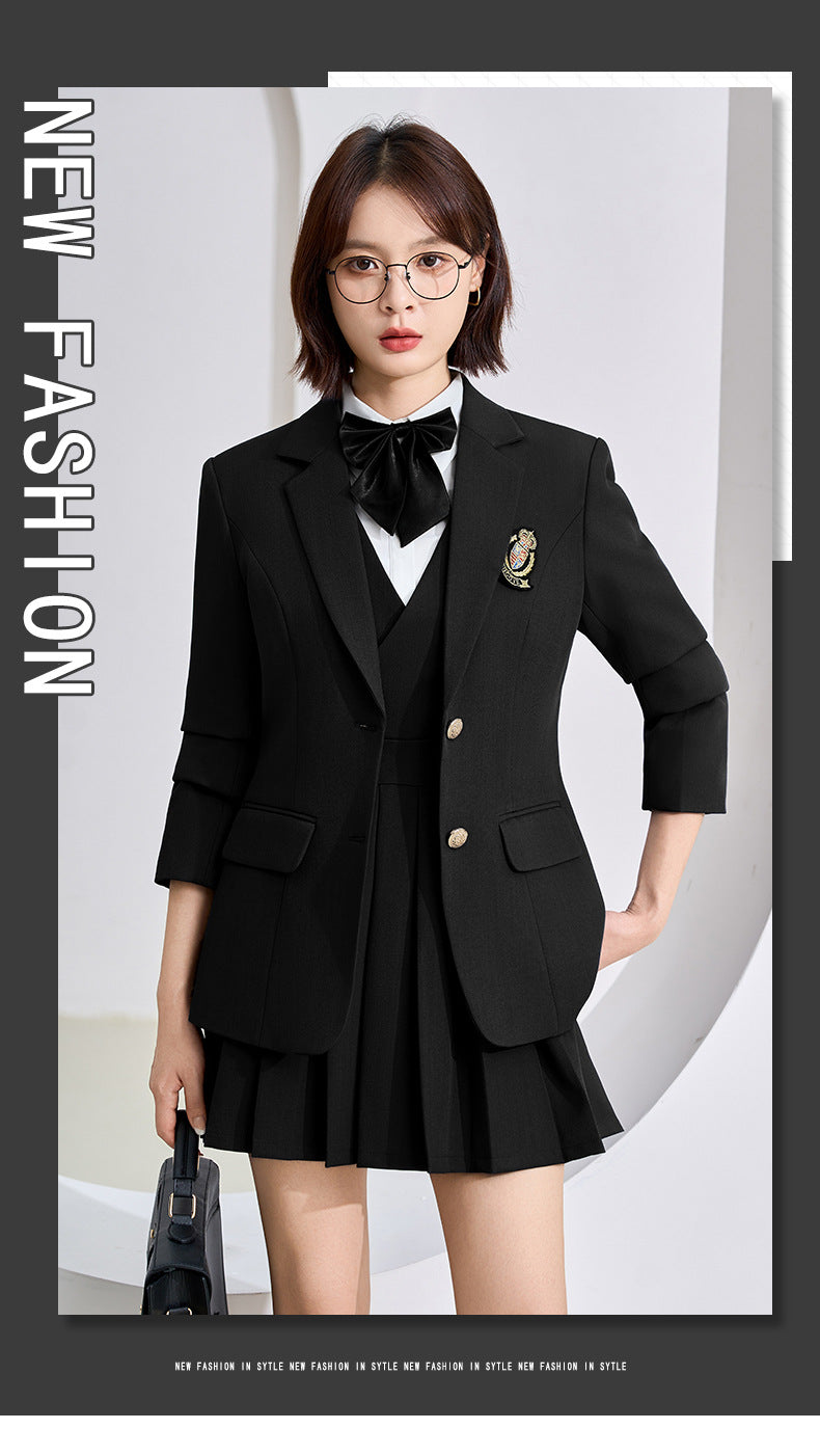 Designed Elegant Professional Women's Suit Jacket 2025 Autum New Slim Fit Ol Work Clothing Versatile Suit