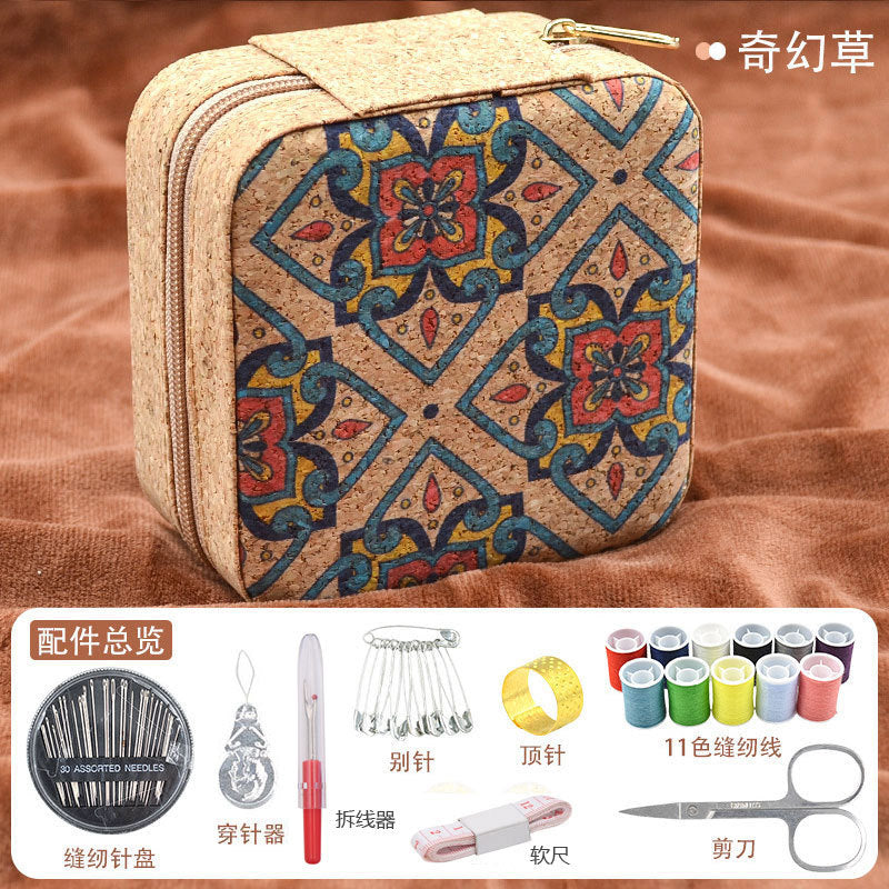 Sewing Box Household High-Quality Dormitory Sewing and Mending Sewing Kit Portable Wedding Sewing Kit Practical Sewing Thread Box