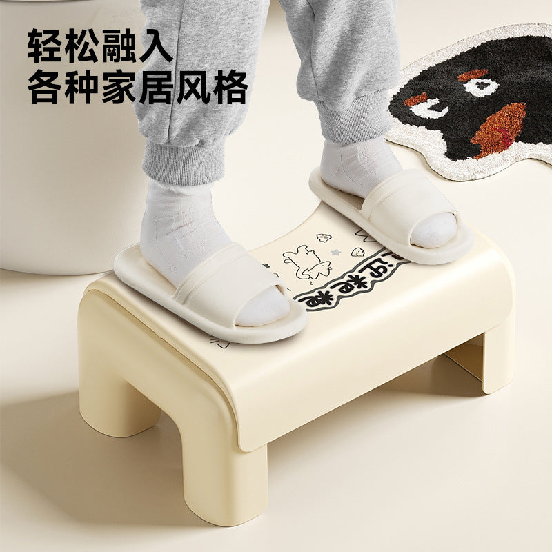 Children's Toilet Auxiliary Stool Toilet Toilet Squatting Pit Helping Artifact Household Thickened Non-slip High-value Foot Stool