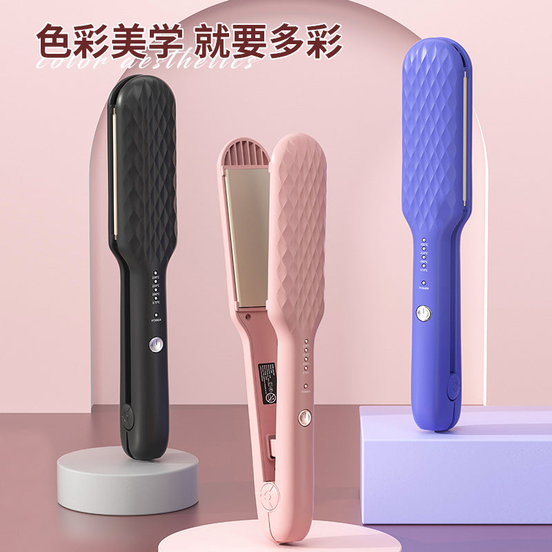 Foreign trade household hair straightener hair straightener two-purpose temperature adjustment automatic power off does not hurt hair salon gift special gift