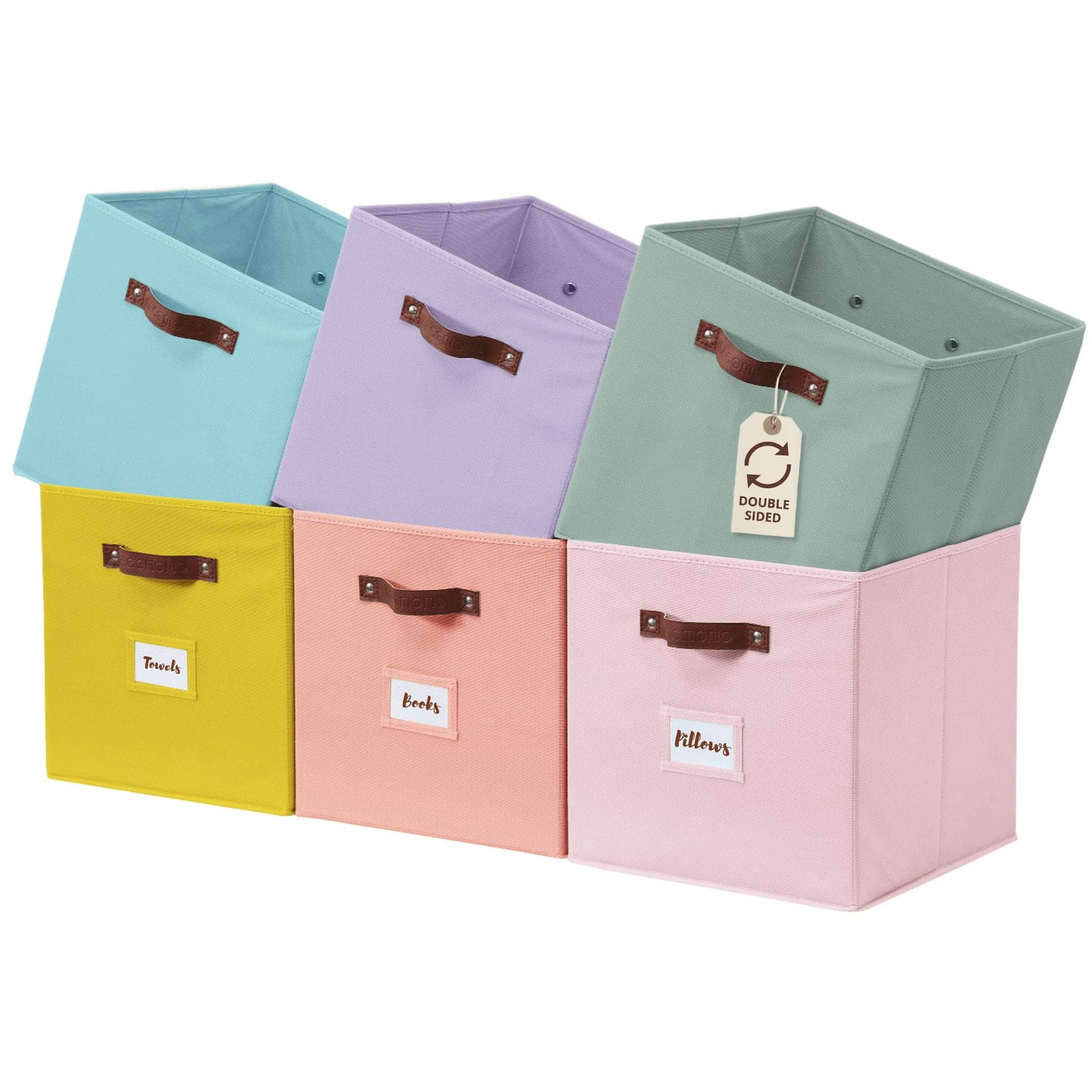 Amazon Lidless Storage Box Fabric Storage Box Foldable Large Drawer Storage Box Toy Storage Box