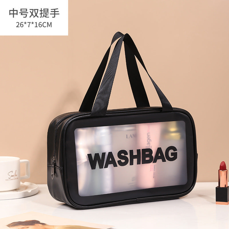 Cosmetic Bag in Ins Style, Large Capacity Women's Makeup Bag, Waterproof Toiletry Bag, Portable Travel Storage Bag, Popular Ins Style