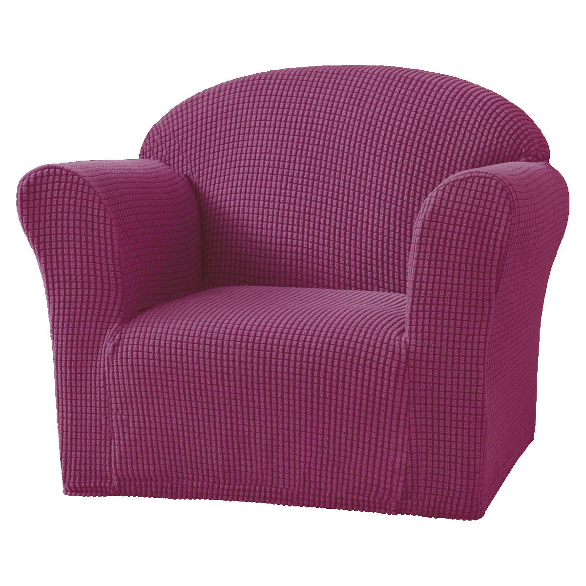 Cross-border Exclusive Elastic Fleece Children's Sofa Cover Solid Color Simple Small Sofa Cover Baby Sofa Cover