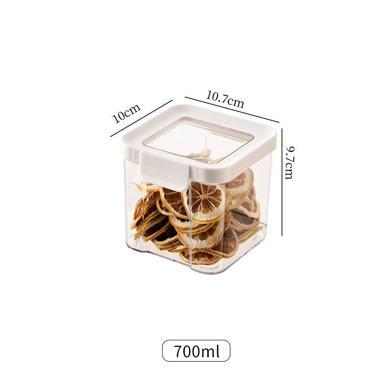 Sealed Jar for Grains, Kitchen Large Storage Sealed Box for Food, Dry Goods, Snacks, Transparent Moisture-Proof Storage Jar