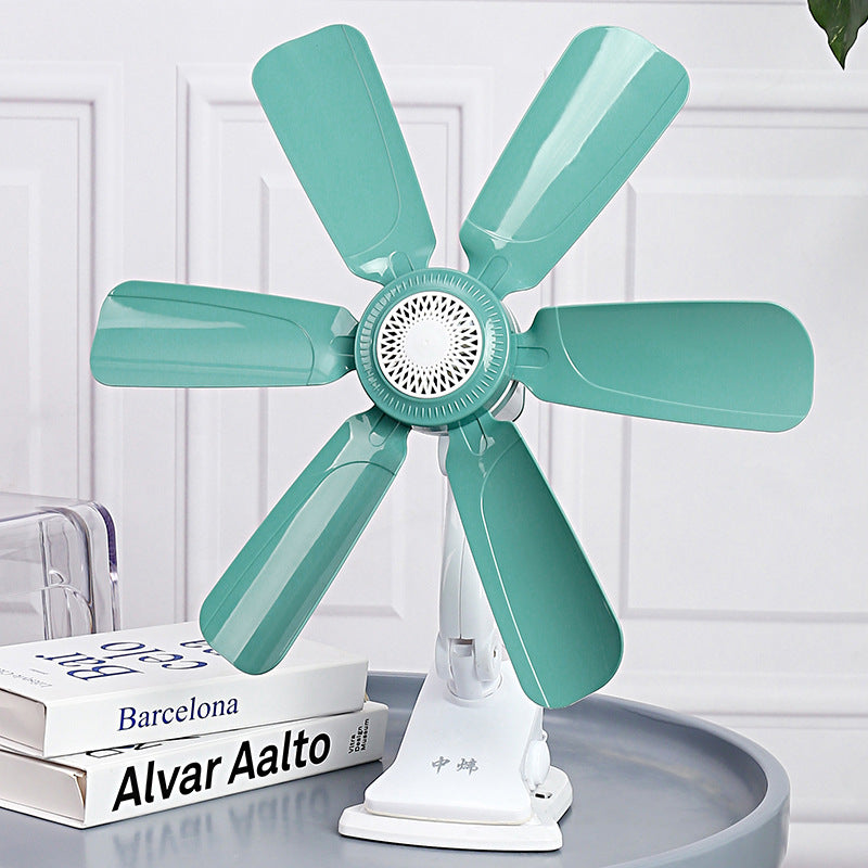 A generation of small fan student dormitory mute clip fan bedroom bedside small electric fan household bed clip type