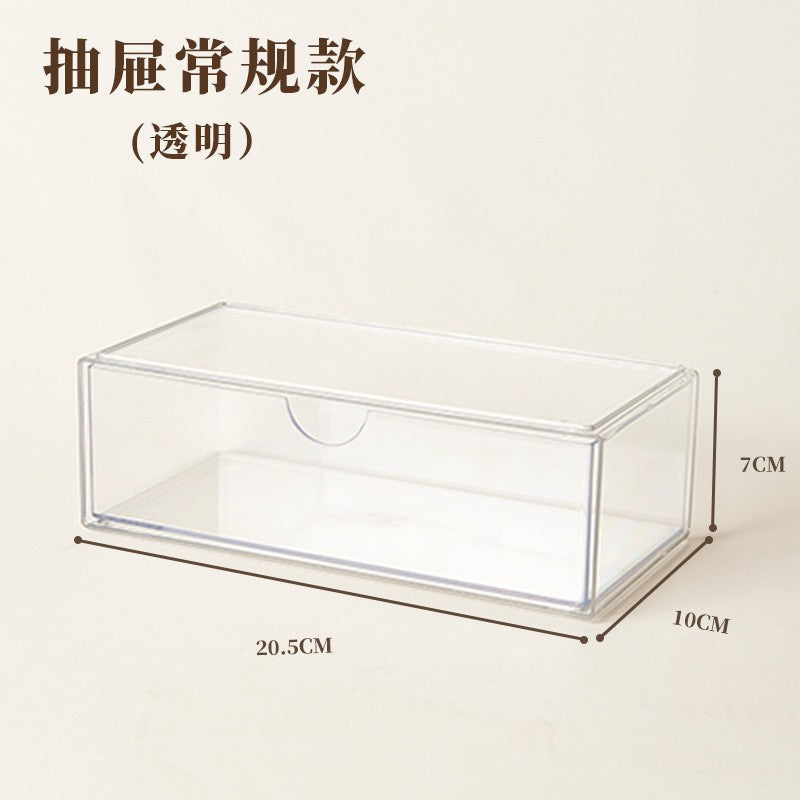 Mini Desktop Small Office Furniture Office Organizing Handy Gadget Jewelry Lipstick Large Capacity Cosmetic Storage Box