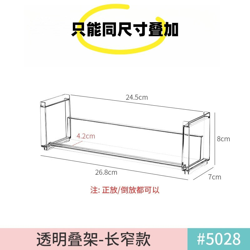 5028. Japan Km.5029. Simple Transparent Shelf, Multiple Hand-Made Display Shelves Can Be Stacked
