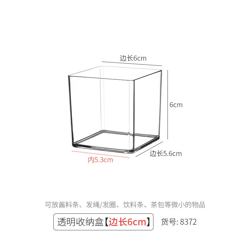 Acrylic Pen Holder Storage Box College Student Desktop Decoration Office High-Looking Large-Capacity Transparent Storage Box