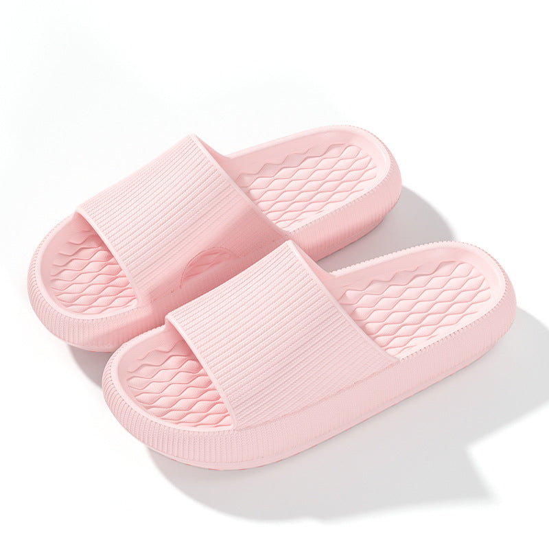 Women's summer ins indoor home EVA bathroom dormitory thick bottom non-slip couple summer slippers men can wear outside