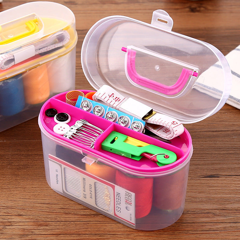 Household Sewing Box suit Treasure Box Sewing and Thread Hand Sewing and Mended suit Portable Large Sewing and Sewing Kit