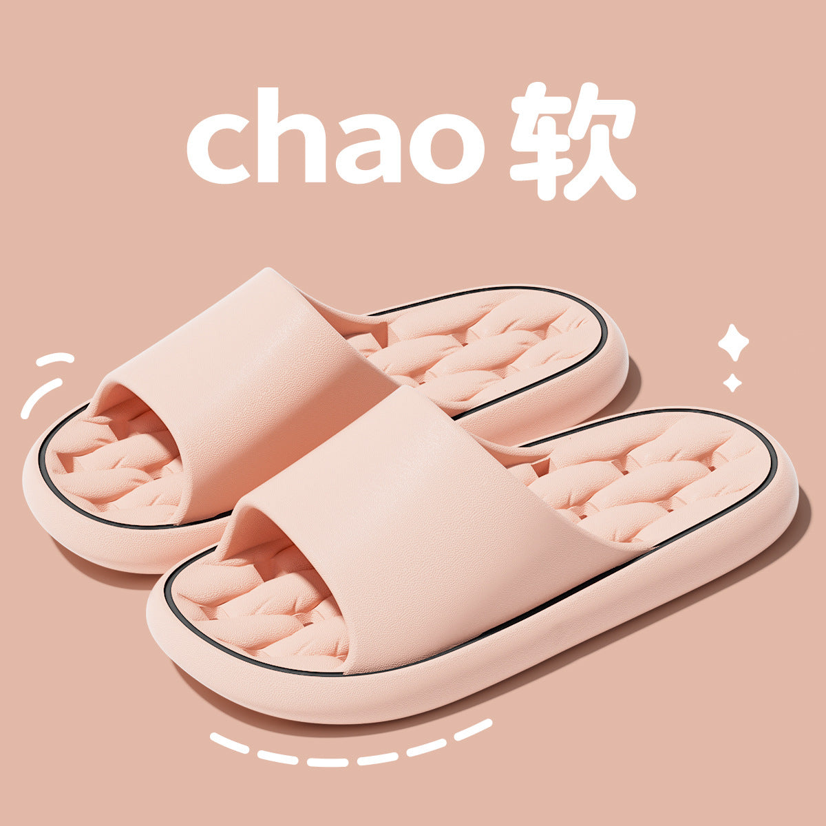 Bathroom Leakage Slippers Women's Summer Indoor Home Bathroom Bath Non-Slip Quick-Drying plus size Shit Eva Sandals