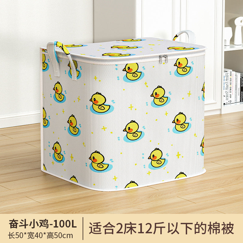 Large-Capacity Moving Packing Bag for Clothes, Cotton Quilt, Luggage Storage Bag, Snakeskin Woven Clothing Storage Bag