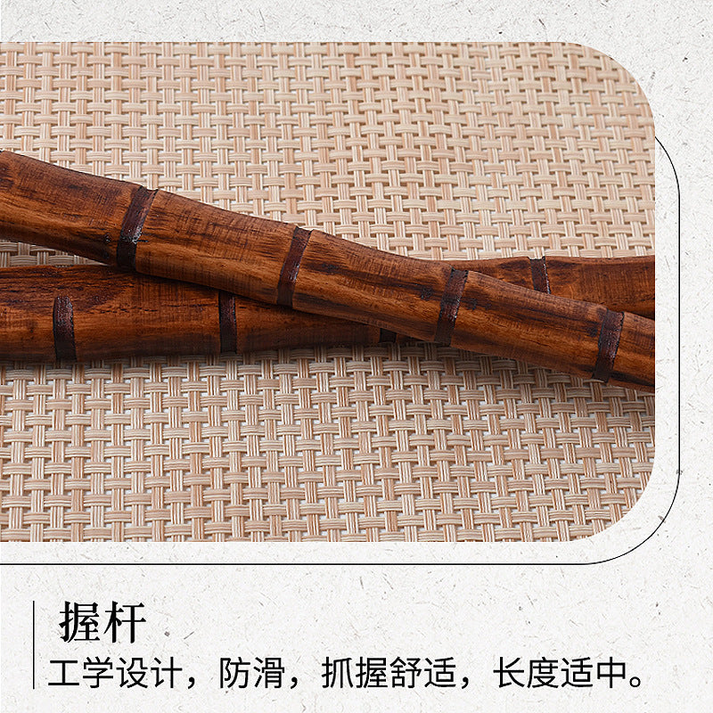 Household Long-Handled Wooden Bamboo Back Scratcher for the Elderly, Durable, Eco-Friendly, Self-Sufficient, a Tool for Scratching the Back and Relieving Itchiness