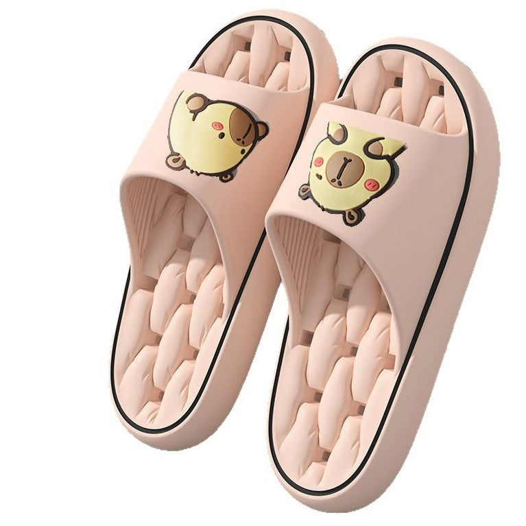 Kapi Barra Eva Slippers Women's Home Indoor Bath Shoes Bathroom Leakage Non-slip Slippers Men's Breathable Sandals