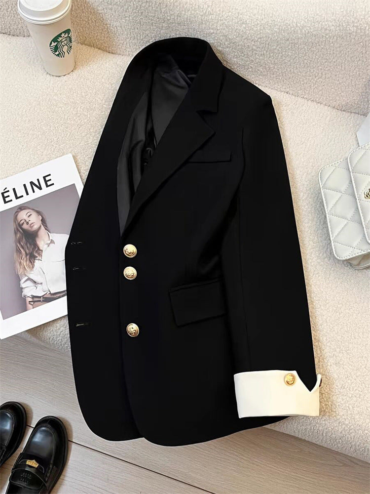 2026 New Style Elegant Commuter Blazer for Women, Spring and Autumn, Unique Design, Trendy Cross-Border Suit