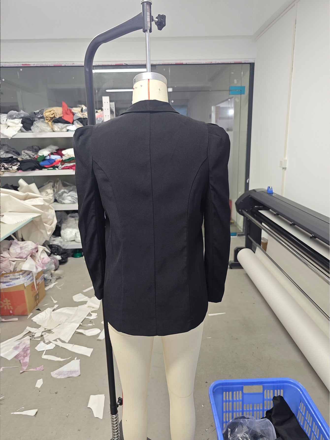 2025 Independent Station Wish Amazon Autum New Pure Color Long-Sleeved Lapel Suit Small Jacket Women's Clothing