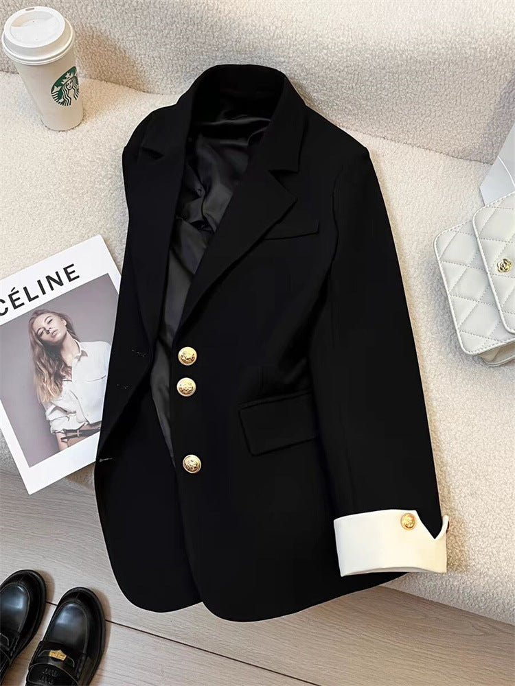 2026 New Style Elegant Commuter Blazer for Women, Spring and Autumn, Unique Design, Trendy Cross-Border Suit