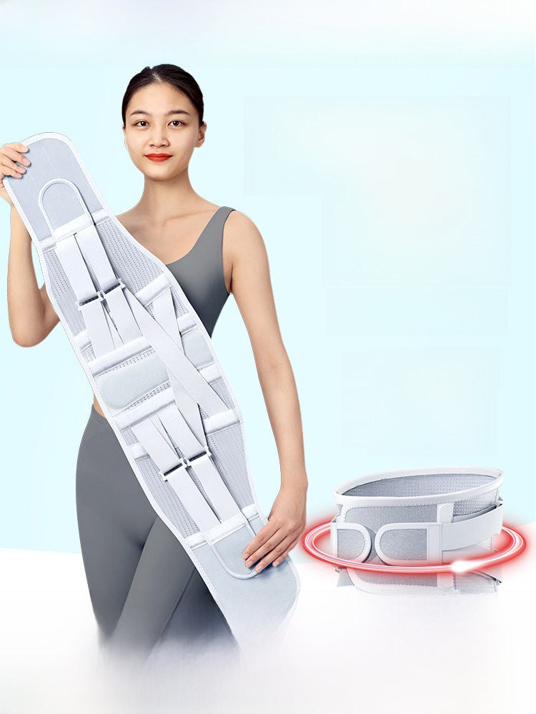 Belt Support for All Seasons, Lumbar Spine Fixation, Strain Protrusion Protection, Fitness Men's Breathable Sports Long-Term Sitting Belt