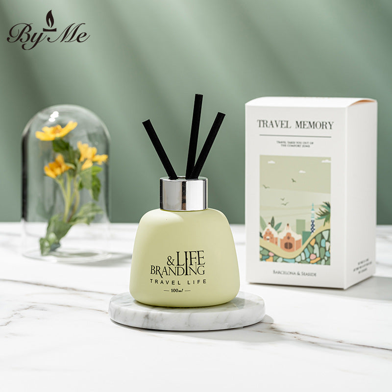 Byme Flameless Aromatherapy Essential Oil Birthday Gift Set for Home Bedroom, High-End Simple Fragrance Ornament, Souvenir Gift