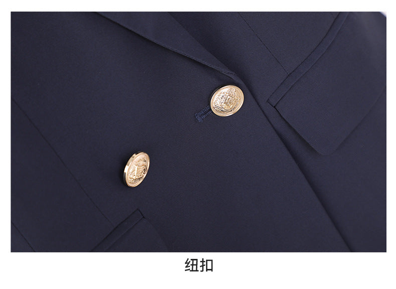 Black Slim Business Suit suit Jacket Female Student Civil Servant Interview Hotel Manager Dress Overalls