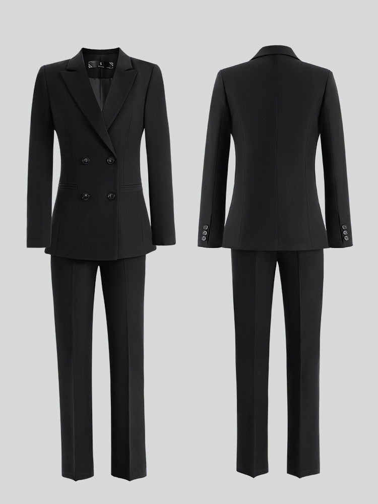 Cross-Border High-End Professional Blazer Suit for Women, Hotel Front Desk Uniform, Jewelry Store Workwear, Spring and Autumn