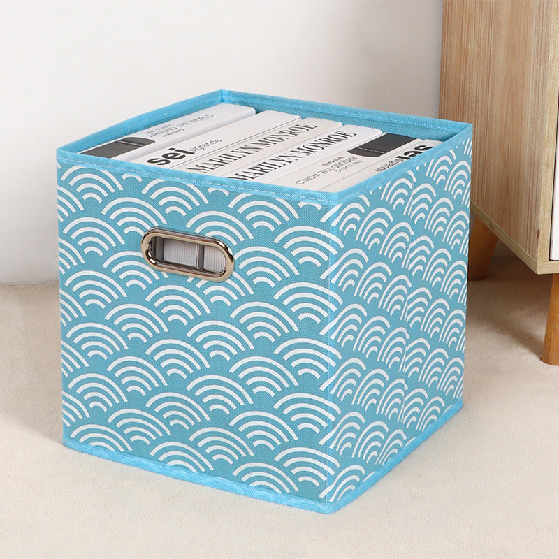 Amazon Lidless Storage Box Fabric Storage Box Foldable Large Drawer Storage Box Toy Storage Box