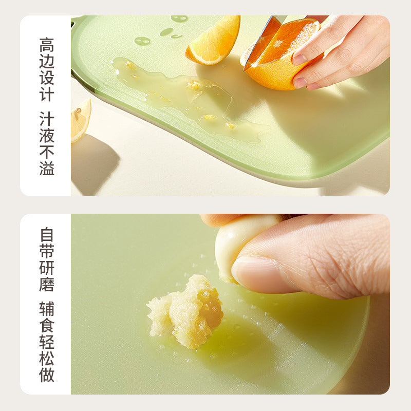 Cutting Board for Home Kitchen, Cartoon Cutting Board, Special Baby Food Supplement, Fruit Cutting, Cute Bear Cutting Board