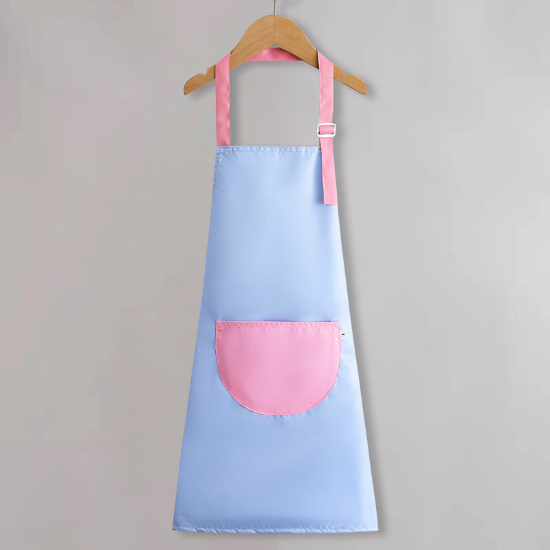 Children's apron painting waterproof antifouling studio cartoon apron big children's kindergarten apron overalls custom logo