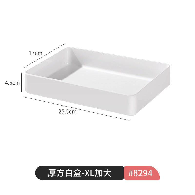 Mirror Cabinet Storage Box Bathroom Cosmetics Storage Rack Dressing Table Skin Care Product Mask Bathroom Desktop Organization Box