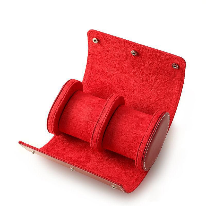 2025 Cross-Border Portable 1-Digit 2-Digit 3-Digit Watch Box Pu Leather Watch Storage Box Packaging Box Wholesale