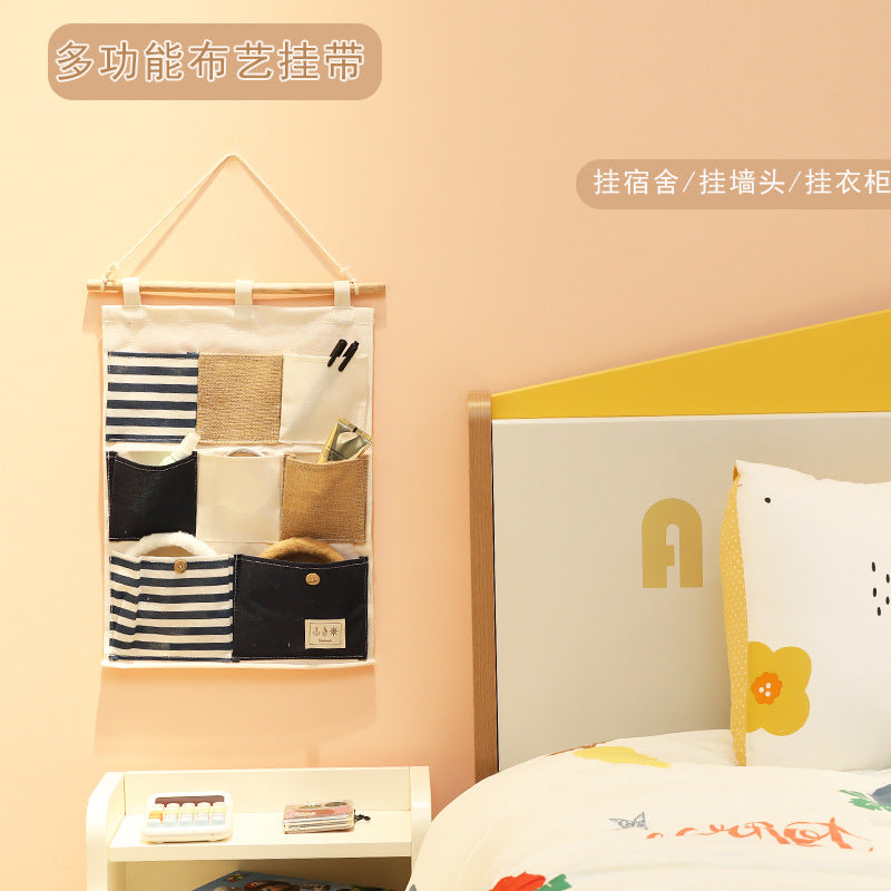 Wall-Mounted Hanging Bag for Door, Bedside, or Wall Storage for Mobile Phones and Other Items; a Great Storage Solution