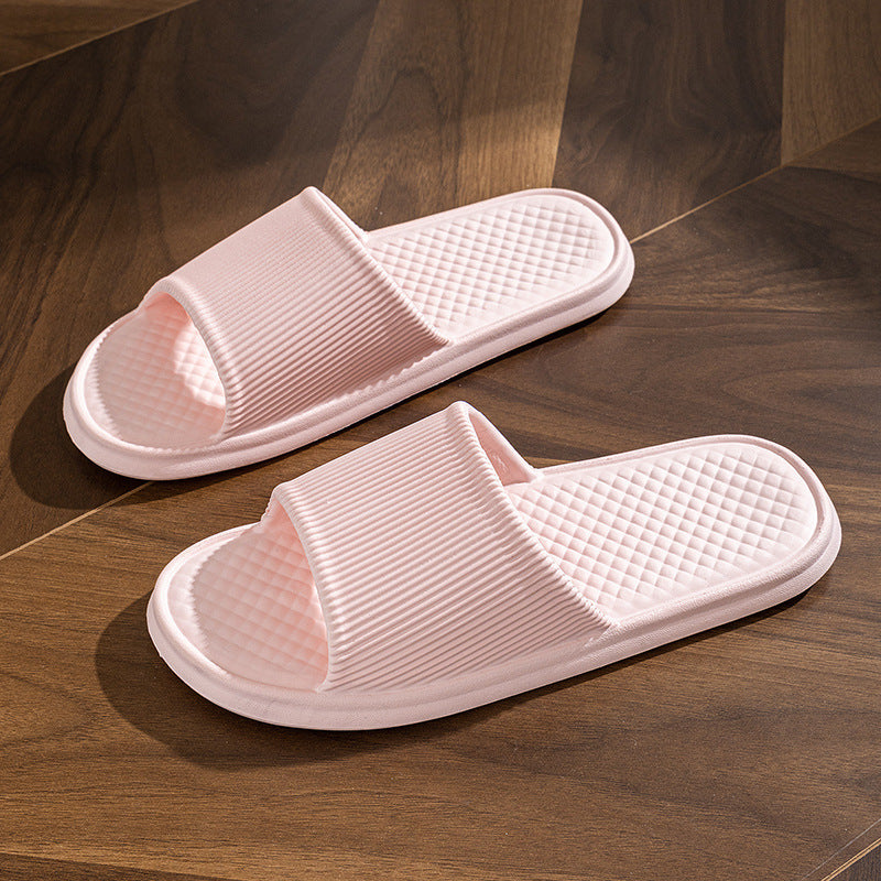 Slip Slippers Women's Summer Household Non-slip Bathroom Bathing Couple's Thick-soled Household Men's Summer Simple Sandals