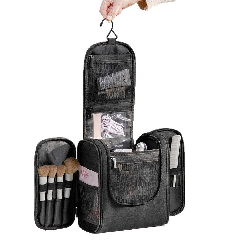 Multi-functional double-opening wash large-capacity travel storage bag portable hook wash bag anti-splash thickened portable