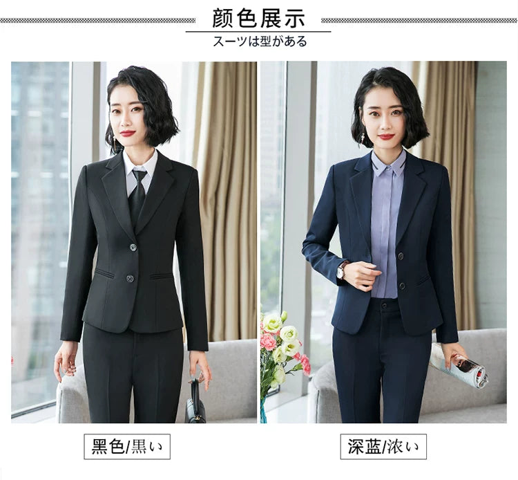 Workplace Women's Elegant Office Workers Korean Style Suit Skirt Two-piece Fashionable Casual British Style Small Suit suit