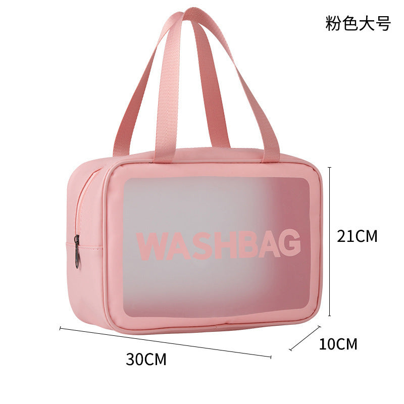 Cosmetic Bag in Ins Style, Large Capacity Women's Makeup Bag, Waterproof Toiletry Bag, Portable Travel Storage Bag, Popular Ins Style