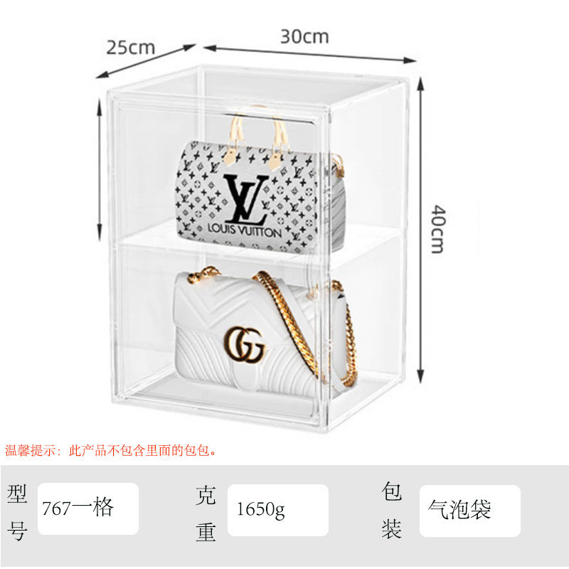 Blind Box Storage Display Stand Desktop Transparent Dustproof Acrylic Lego Bubble Mate Storage Cabinet Hand Display Box